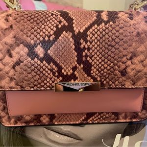 Michael Kors Snakeskin Satchel